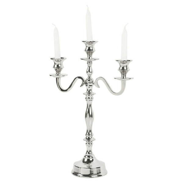 Marlow Home Co Stainless Steel Candelabra Wayfair Co Uk   Stainless Steel Candelabra 